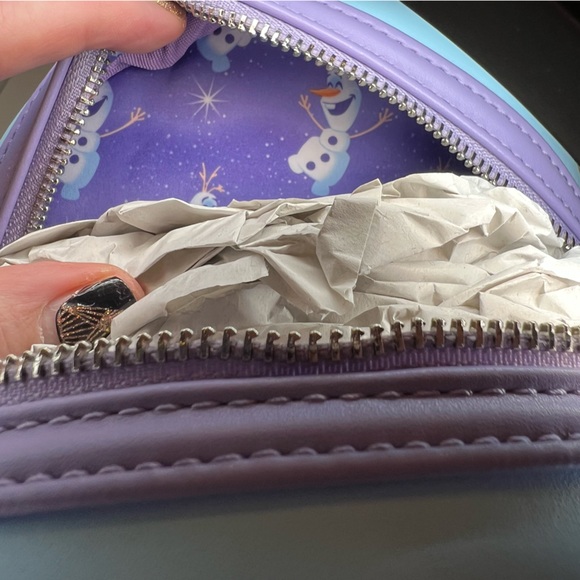 Loungefly Disney Frozen Princess Castle w/ Olaf Mini Backpack - Picture 8 of 8